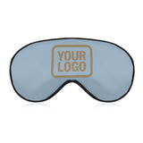 Custom Light Blue Light Khaki Sleep Mask