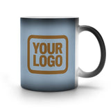 Custom Light Blue Khaki Magic Mug