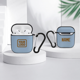 Custom Light Blue Khaki AirPods Case