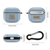 Custom Light Blue Khaki AirPods Case (3rd Generation)