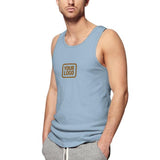 Custom Light Blue Khaki Men's Tank Top