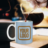 Custom Light Blue Khaki Mug