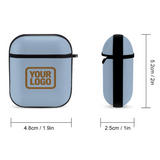 Custom Light Blue Khaki AirPods Case