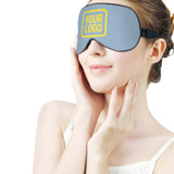 Custom Light Blue Light Yellow Sleep Mask