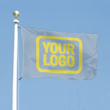 Custom Light Blue Light Yellow Flag