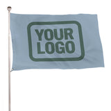 Custom Light Blue Blue Green Flag