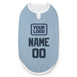 Custom Light Blue Blue Pet Vest
