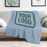 Custom Light Blue Blue Green Blanket