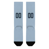 Custom Light Blue Blue Knee-High Sock