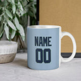 Custom Light Blue Blue Mug