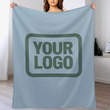 Custom Light Blue Blue Green Blanket