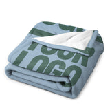 Custom Light Blue Blue Green Blanket