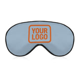 Custom Light Blue Orange Sleep Mask