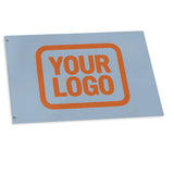 Custom Light Blue Orange Flag