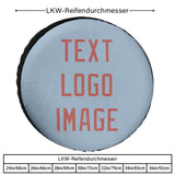 Custom Light Blue Copper Rose Truck Tires