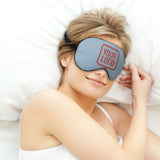 Custom Light Blue Copper Rose Sleep Mask