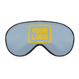 Custom Light Blue Gold Sleep Mask