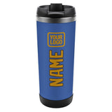 Custom Sky Blue Yellow Stainless Steel Water Cup