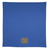 Custom Sky Blue Brown Square Table Cloth