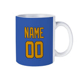 Custom Sky Blue Yellow Mug