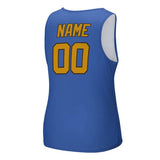 Custom Sky Blue Yellow Men's Tank Top