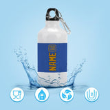 Custom Sky Blue Yellow Sports Bottle