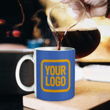 Custom Sky Blue Yellow Mug
