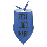 Custom Sky Blue Olive Pet Scarf