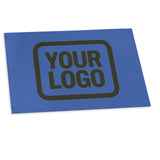 Custom Sky Blue Olive Flag