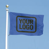 Custom Sky Blue Olive Flag