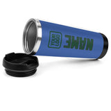 Custom Sky Blue Green Stainless Steel Water Cup