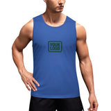 Custom Sky Blue Green Men's Tank Top