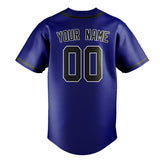 Custom Sky Blue & Olive Colors Design Sports Baseball Jersey