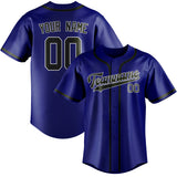 Custom Sky Blue & Olive Colors Design Sports Baseball Jersey