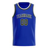 Custom Sky Blue & Olive Colors Design Sports Basketball Jersey