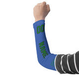 Custom Sky Blue Emerald Green Arm Sleeve