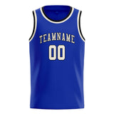 Custom Sky Blue & Cream Colors Design Sports Basketball Jersey