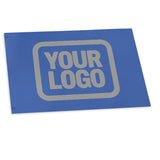 Custom Sky Blue Gray Flag