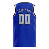 Custom Sky Blue & Gray Colors Design Sports Basketball Jersey