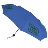 Custom Sky Blue Green Automatic Umbrella