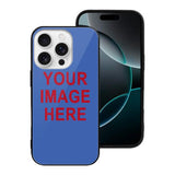 Custom Sky Blue Red Phone Case