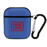 Custom Sky Blue Red AirPods Case