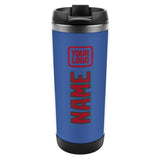 Custom Sky Blue Red Stainless Steel Water Cup