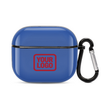 Custom Sky Blue Red AirPods Case (3rd Generation)