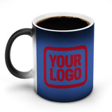 Custom Sky Blue Red Magic Mug