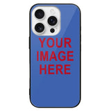 Custom Sky Blue Red Phone Case