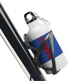 Custom Sky Blue Red Sports Bottle