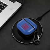 Custom Sky Blue Red AirPods Case (3rd Generation)