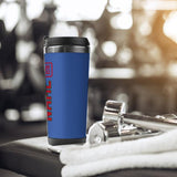 Custom Sky Blue Red Stainless Steel Water Cup