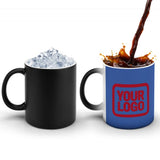 Custom Sky Blue Red Magic Mug